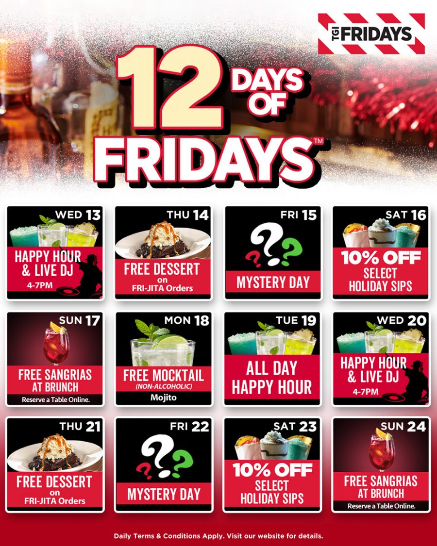 Promotions TGI Fridays™ Jamaica