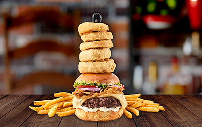 Everything Onion Big AF Burger <div class="new-product" alt="New Product"></div>