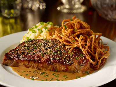 Peppercorn NY Strip Steak <div class="new-product" alt="New Product"></div>