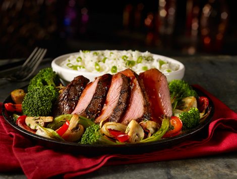 Sizzling Garlic Ginger Sirloin Steak